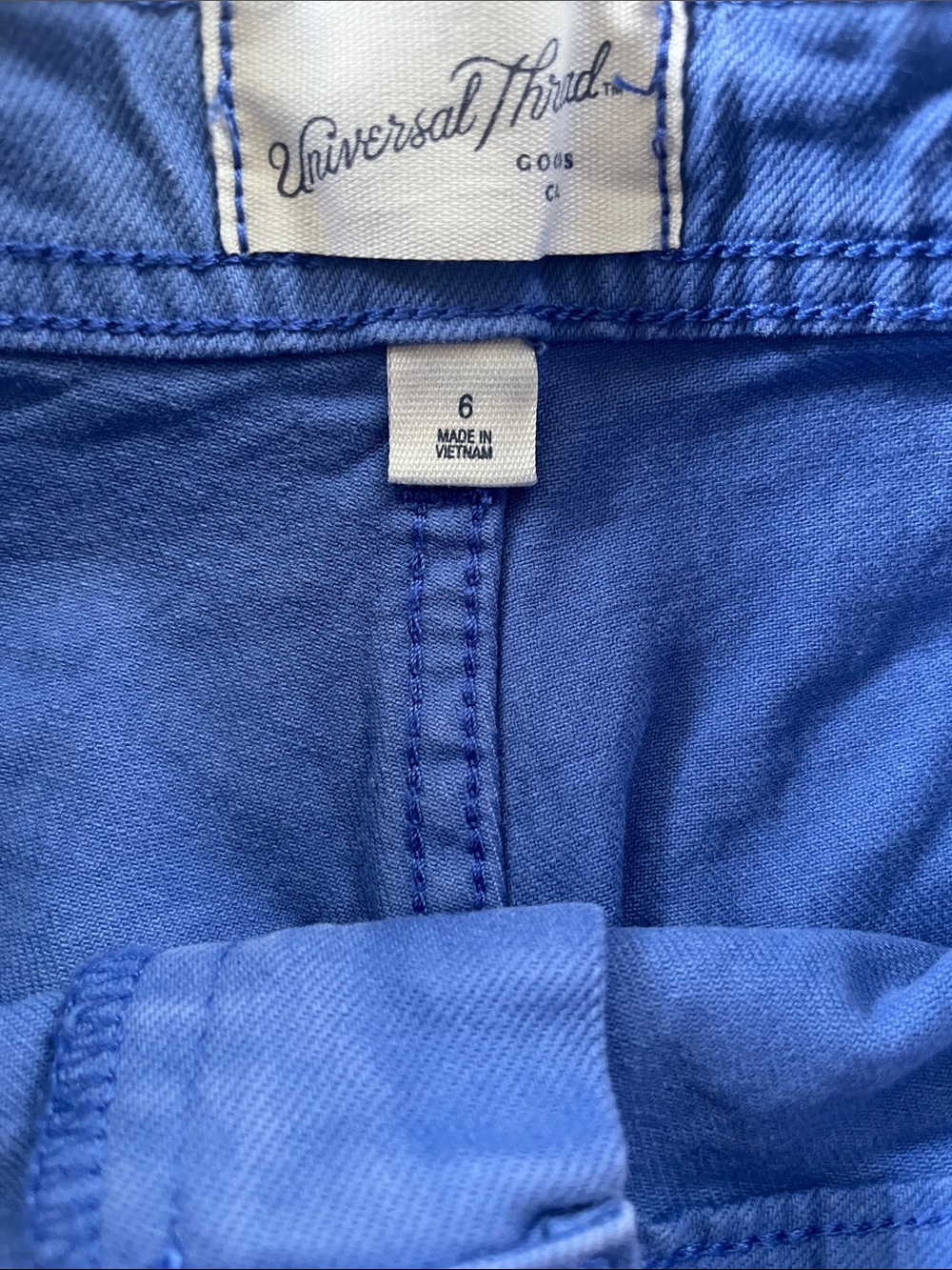 [NWT]  UNIVERSAL THREAD GOODS CO. Sailor Wide Leg High Rise Denim - Picture 8 of 9
